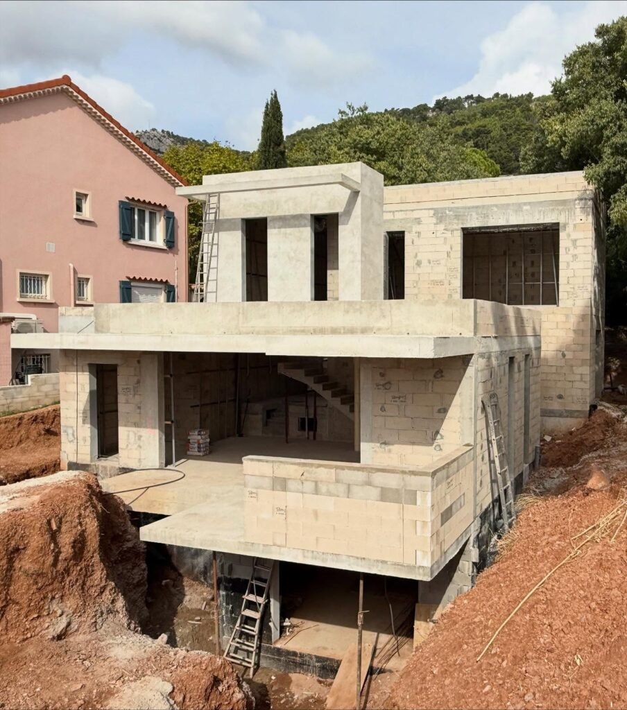 Villa en cours de construction – DPconstruction83 à Toulon